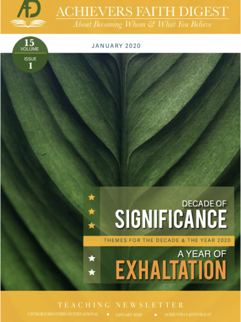 Cover of A Decade Of Significance – A Year Of Exaltation